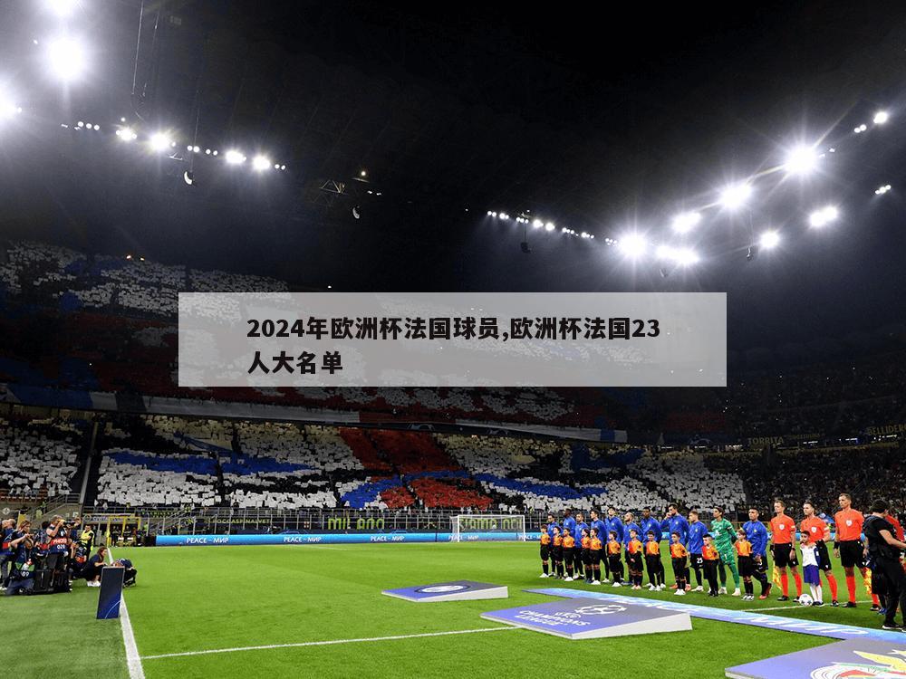 2024年欧洲杯法国球员,欧洲杯法国23人大名单