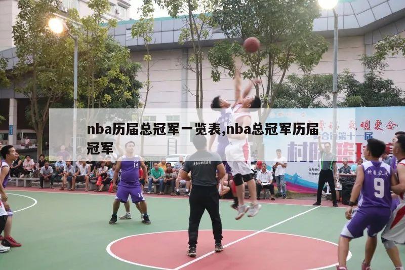 nba历届总冠军一览表,nba总冠军历届冠军